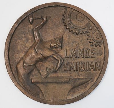 Skjöldur - merktur Landssmiðjan