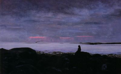 Sumarkvöld við Reykjavík