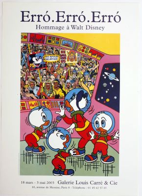Erró.Erró.Erró : Hommage à Walt Disney
