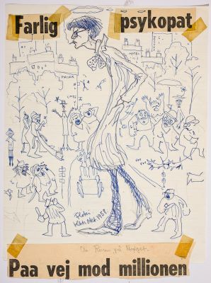 Farlig psykopat paa vej mod millionen...