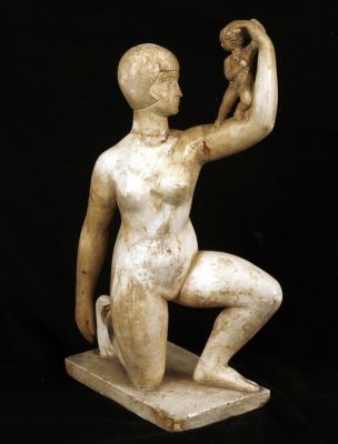 Nafnlaust (Kona með barn)