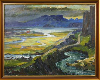 Frá Þingvöllum (Drekkingarhylur)