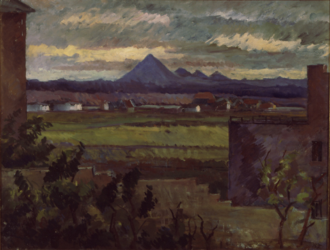 Útsýn frá Laufásvegi