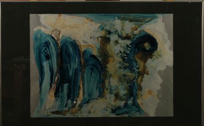 Lot og dætur + kona ganga burt frá Sódóma og Gomórru.  Móses I.