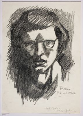 Sjálfsmynd, skissa af tréristu