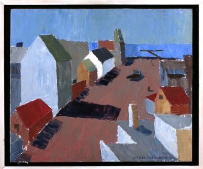 Götumynd - Hús í Grímsstaðaholti