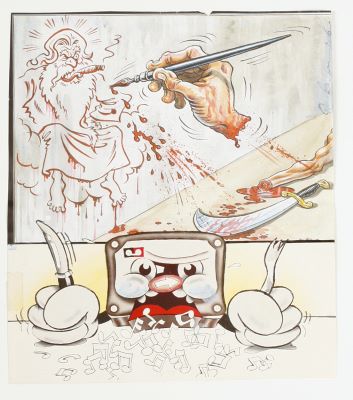 The Political Caricatures / Pólitísk skopmynd