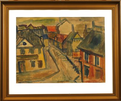 Aðalstræti, Vesturgata, hornið á Geysi