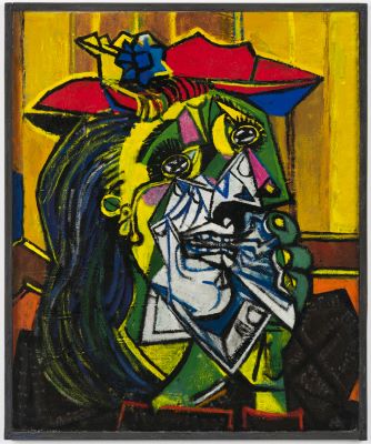 Copie de la "La Femme qui pleure" (1937) de Pablo Picasso