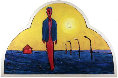 Sunnudagur í sjávarþorpi (sjálfsmynd)