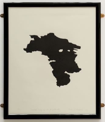 Inverted image of lake Þingvallavatn