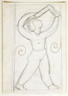 Án titils (handrið í Laugarnesskóla)