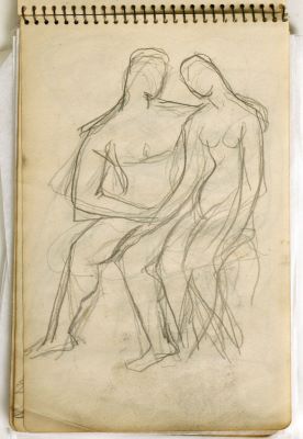 Skissubók nr. 4 bls. 22 (Nótt í París)