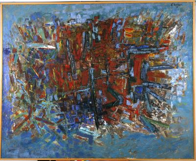 Litir í bláu rúmi