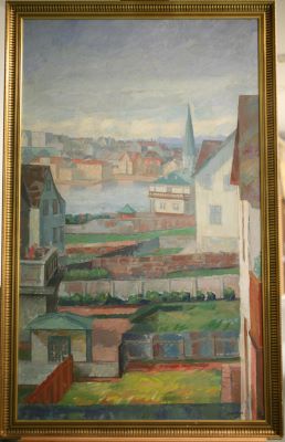 Tjörnin séð úr Þingholtunum