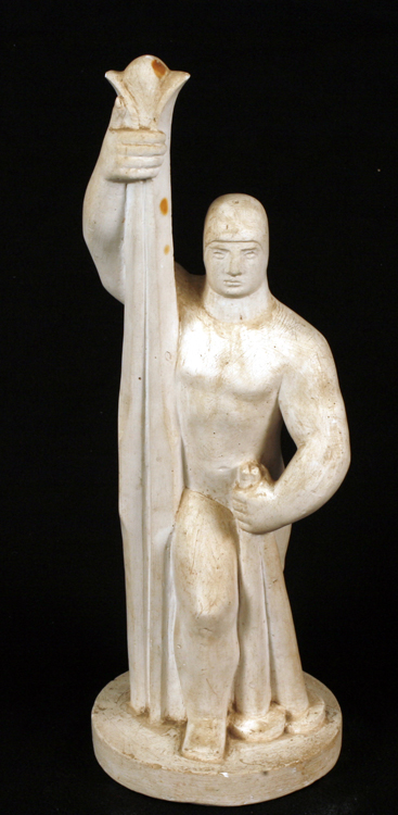 Nafnlaust (Maður með skíði)