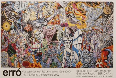 Erró La Saga des comics américains 1998-2000
