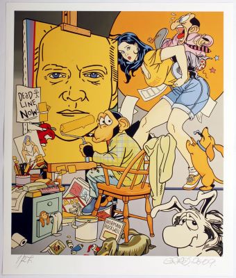 Rockwell painting my autoportrait ?