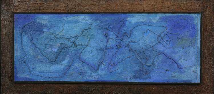 Næturhrynjandi í bláu