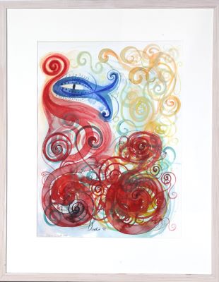 Fiskur í rauðu hafi